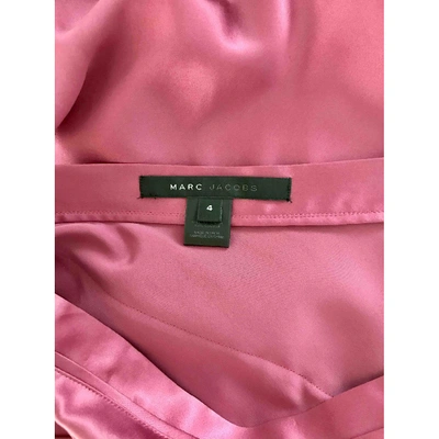 Pre-owned Marc Jacobs Silk Mid-length Skirt In Pink