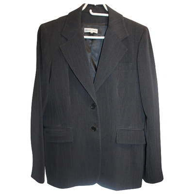 Pre-owned Gerard Darel Wool Blazer In Grey