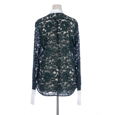 Pre-owned Valentino Green Lace  Top