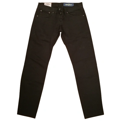 Pre-owned Dondup Straight Jeans In Black