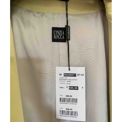 Pre-owned Cinzia Rocca Jacket In Ecru