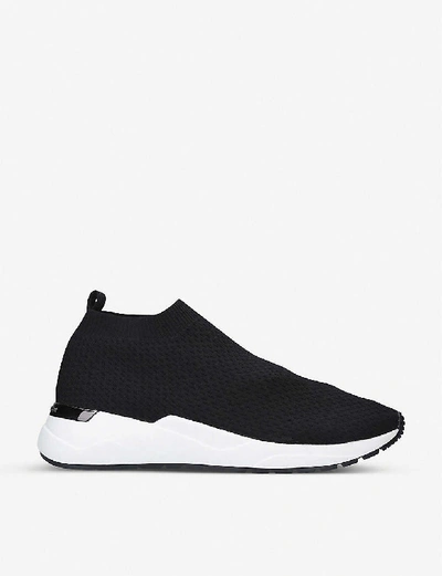 Shop Kg Kurt Geiger Klay Woven Trainers In Black