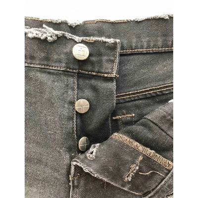 Pre-owned Ksubi Short Jeans In Anthracite