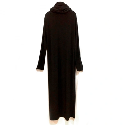 Pre-owned Norma Kamali Maxi Dress In Black