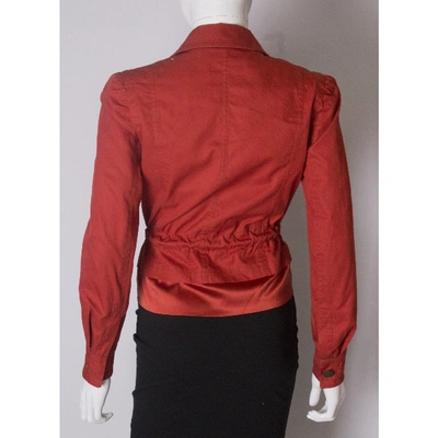 Pre-owned Saint Laurent Jacket In Red