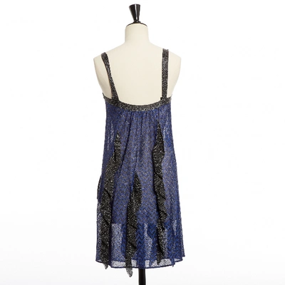 Pre-owned Missoni Mini Dress In Blue