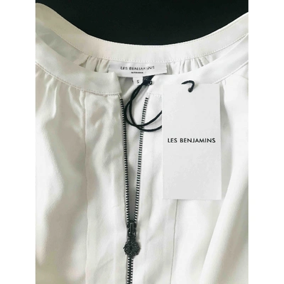 Pre-owned Les Benjamins Jacket In White