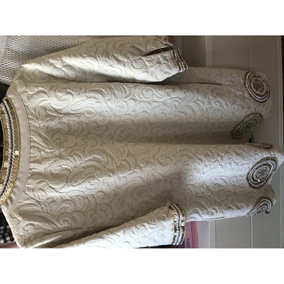 Pre-owned Manoush Coat In Gold