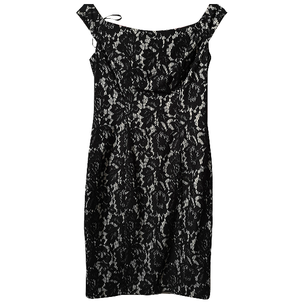 vince camuto black and white dress