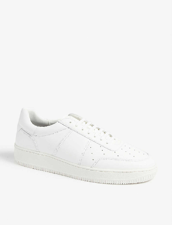 plain white trainers