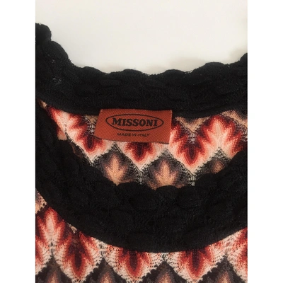 Pre-owned Missoni Wool Jersey Top In Multicolour