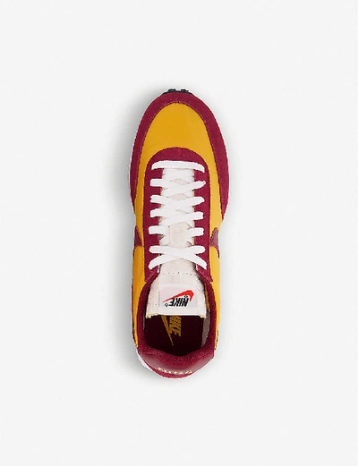Shop Nike Air Tailwind 79 Leather Trainers In University Gold Team Red