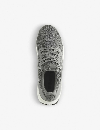 Shop Adidas Originals Adidas Men's Grey Three Core Black Ultra Boost Woven Trainers