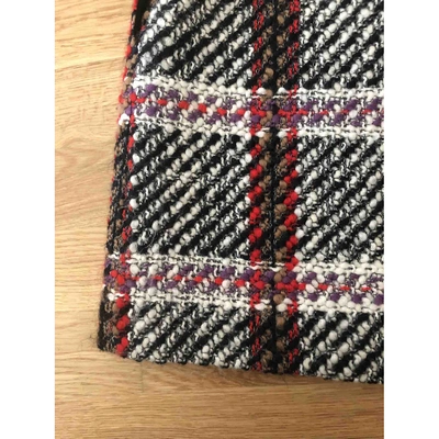 Pre-owned Carven Wool Mini Skirt In Multicolour