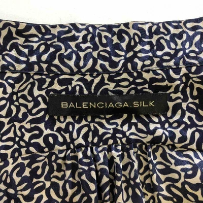 Pre-owned Balenciaga Silk Jumpsuit In Black