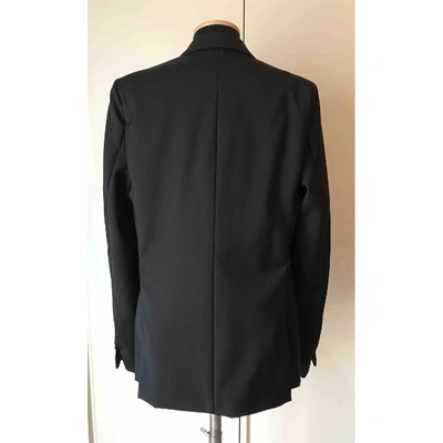 Pre-owned Calvin Klein Collection Wool Blazer In Black