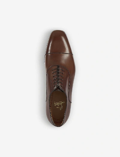 Christian Louboutin Mens Havane Greggo Flat Calf Patine 6.5 In Havane
