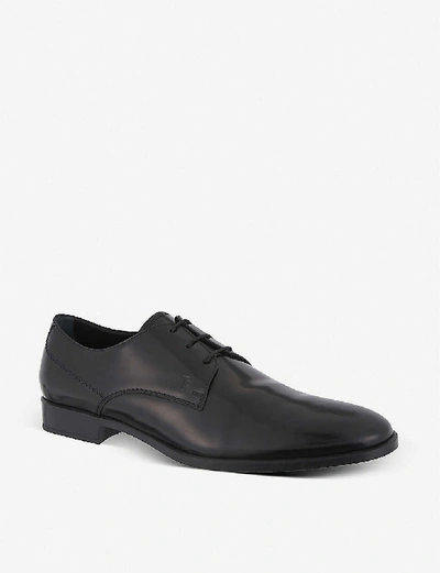 Shop Tod's Leather Derby Shoes