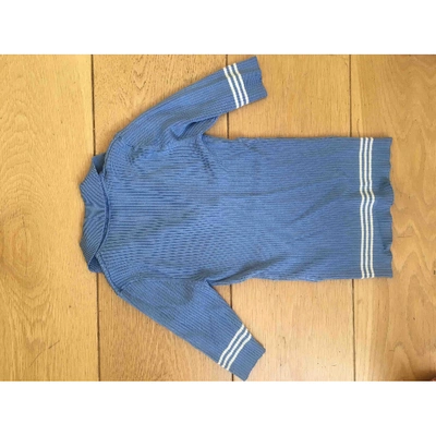 Pre-owned Sandro Blue Viscose Top Fw18