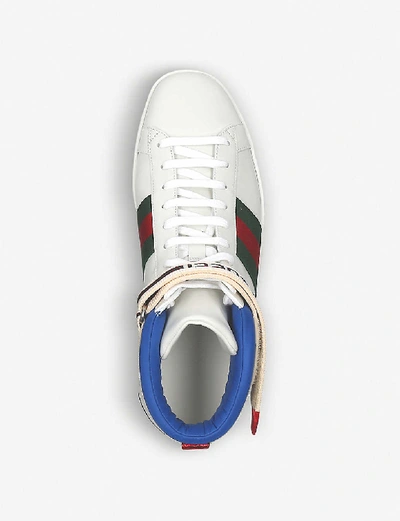New Ace leather high-top trainers
