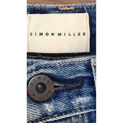 Pre-owned Simon Miller Blue Cotton Jeans