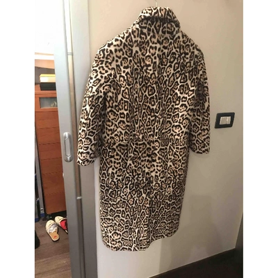 Pre-owned Burberry Black Mongolian Lamb Coat