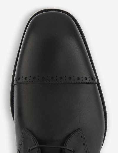 Shop Christian Louboutin Mens Black Citycroc Flat Calf Wax 6