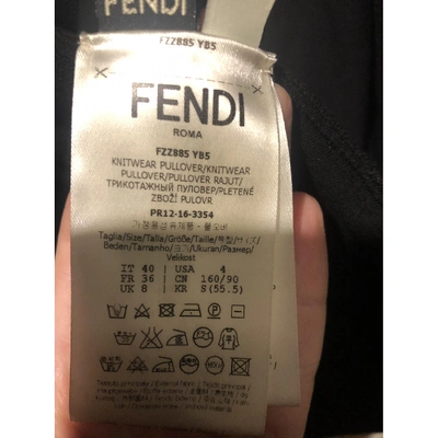 Pre-owned Fendi Black Knitwear