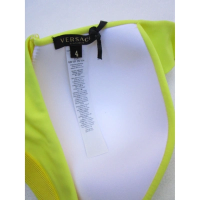 Pre-owned Versace Yellow Swimwear