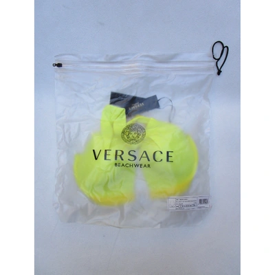 Pre-owned Versace Yellow Swimwear