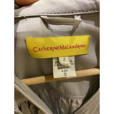 Pre-owned Catherine Malandrino Grey Cotton Coat