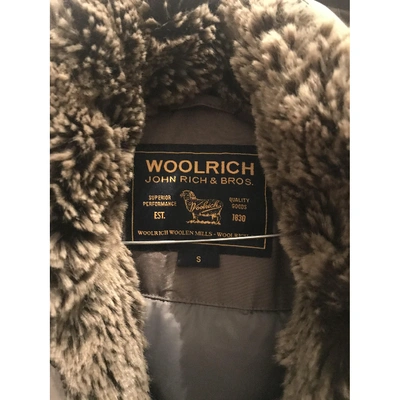 Pre-owned Woolrich Grey Cotton Coat