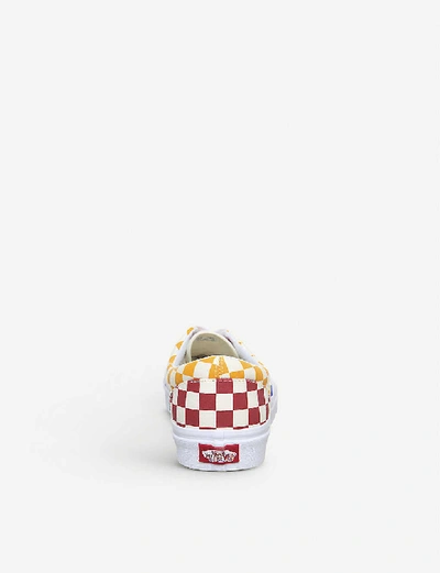 Shop Vans Era Multi-colour Checked Canvas Trainers In Multi+check+white