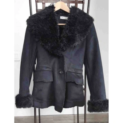 Pre-owned Balmain Coat In Black