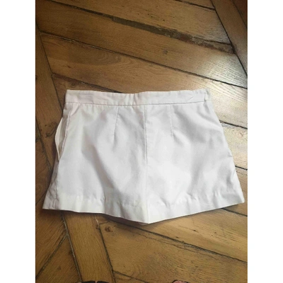Pre-owned Chloé White Cotton Shorts