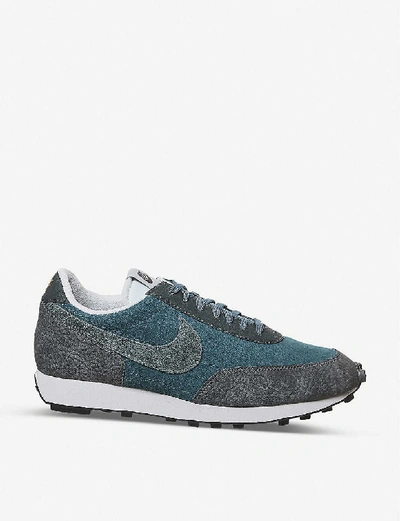 Shop Nike Daybreak Suede Trainers In Dark+smoke+grey+seaweed