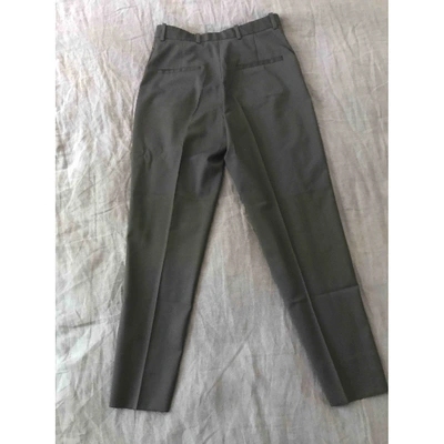 Pre-owned Maje Black Wool Trousers