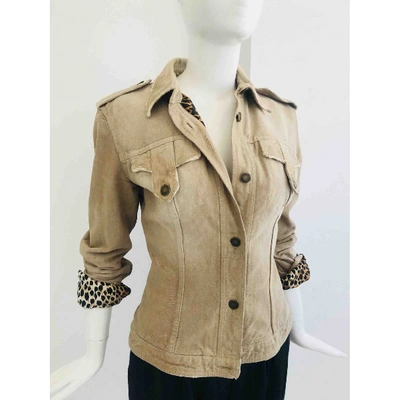 Pre-owned Dolce & Gabbana Jacket In Camel