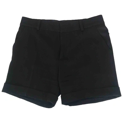 BALENCIAGA Pre-owned Black Viscose Shorts