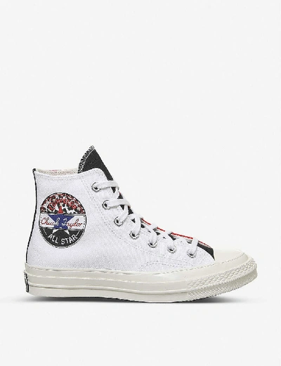 Shop Converse All Star Hi 70 High-top Canvas Trainers In White University Red Rus