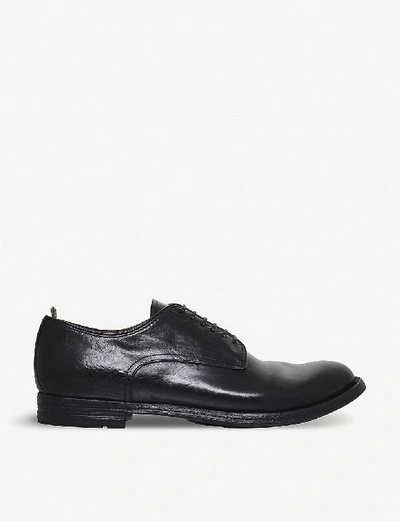 6-eyelet leather derby shoes