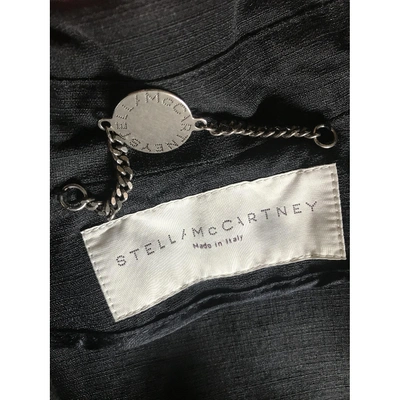 Pre-owned Stella Mccartney Trench Coat In Blue