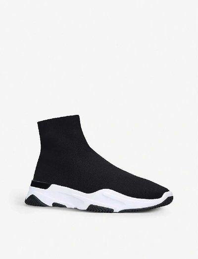 Shop Mallet Sock Runner Tonal Stretch-knit Mid-top Trainers