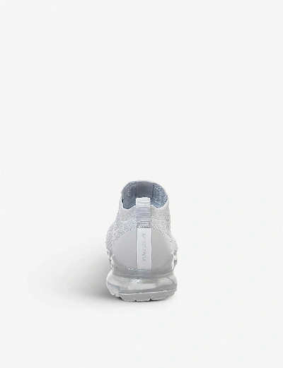 Shop Nike Air Vapormax Flyknit 3 Textile Trainers In White White Pure Platinu