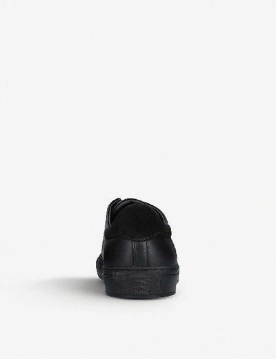 Axel Arigato Platform Suede Low-top Sneakers In Black