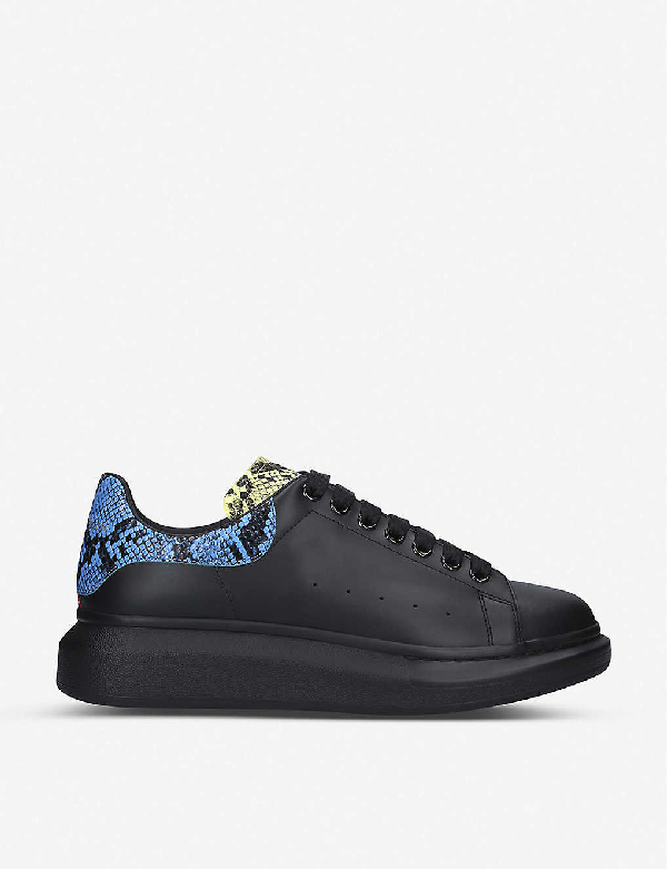 black python alexander mcqueen's