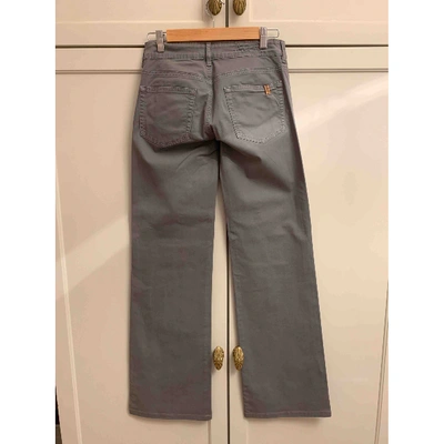 Pre-owned Notify Trousers In Grey