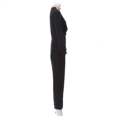 Pre-owned Valentino Silk Jumpsuit In Black