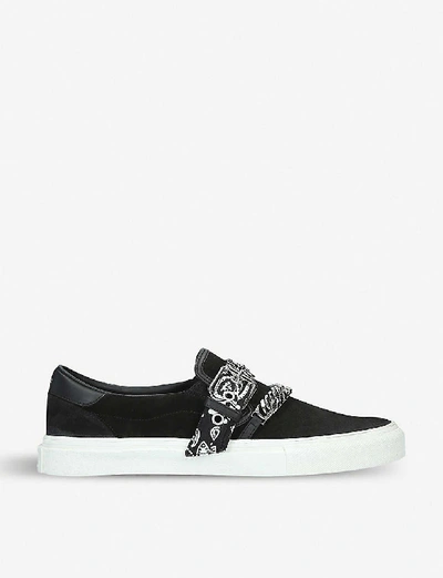Shop Amiri Bandana Chain Skate Shoes In Black