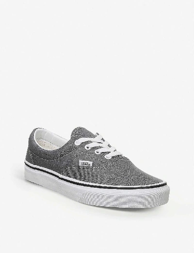 Vans Era Canvas Trainers In Pewter True